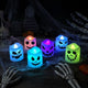 Flammenlose Halloween-LED-Kerzen - ein geheimnisvolles Leuchten für die Feier