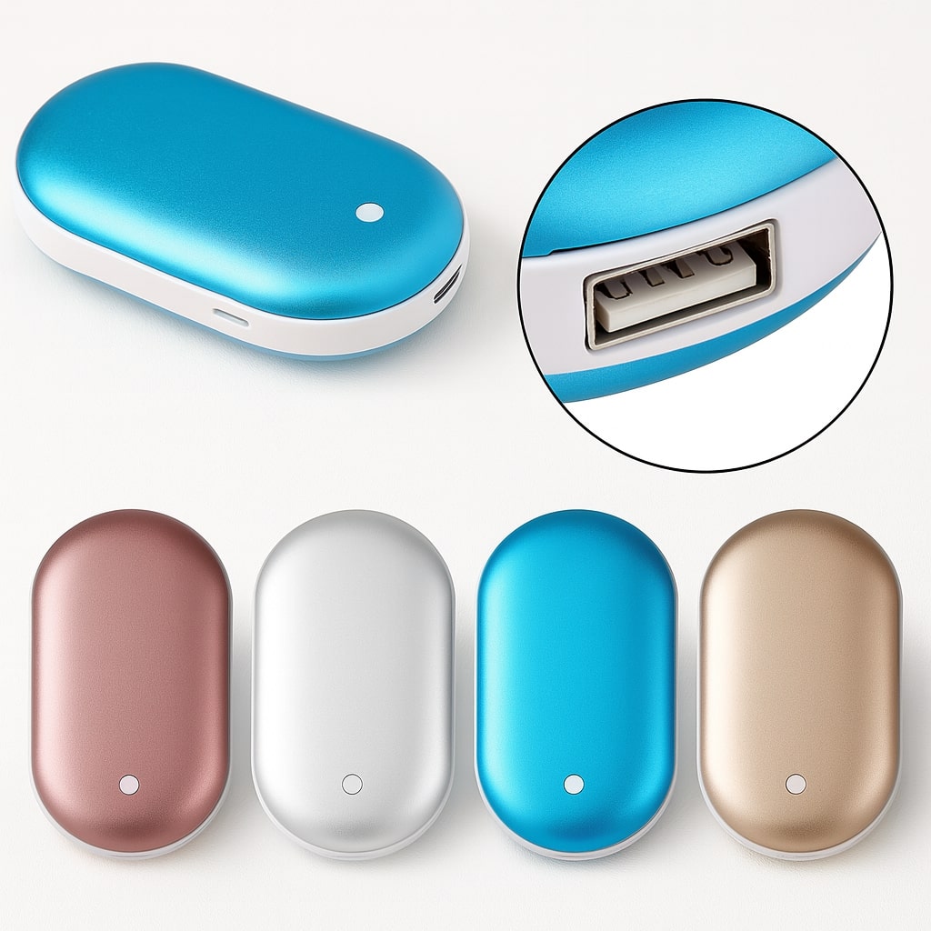 Chauffe-mains électriques & chauffe-poches avec powerbank | HandHimmel