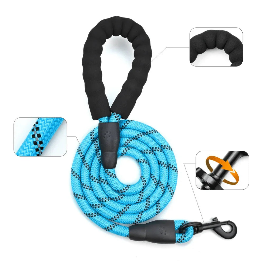 Harnais chien anti - fuite réglable + laisse 1,5 m réfléchissante - Rondor