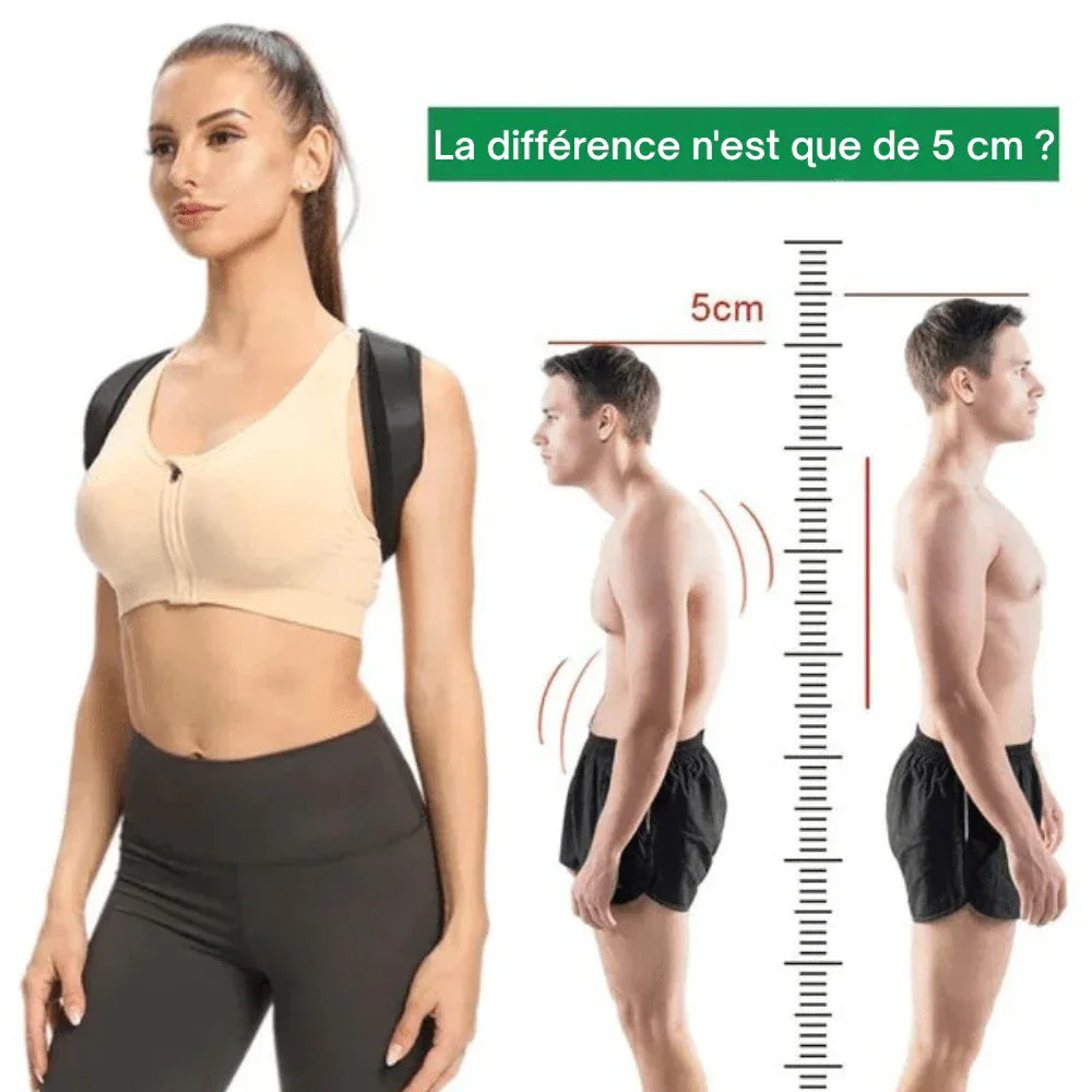 HealtyBack™ I Correcteur posture réglable - Rondor