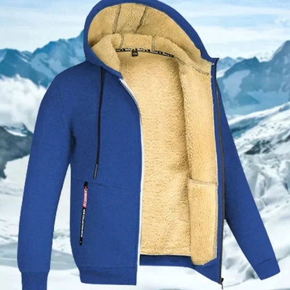 Andreas | Herren Winterjacke mit Fleece-Futter und Kapuze
