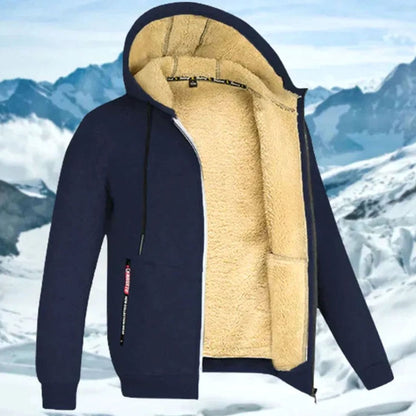 Andreas | Herren Winterjacke mit Fleece-Futter und Kapuze