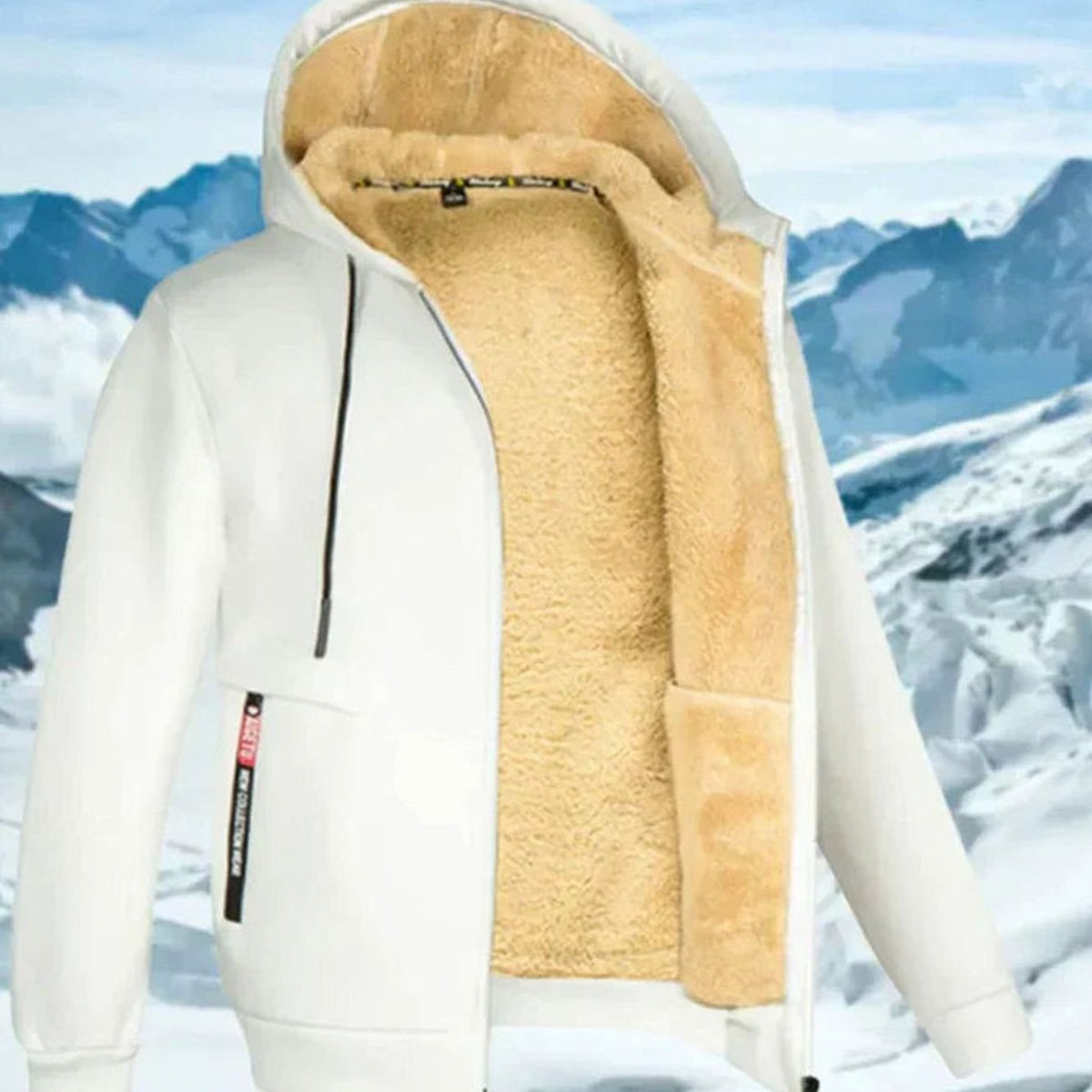 Andreas | Herren Winterjacke mit Fleece-Futter und Kapuze