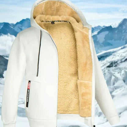 Andreas | Herren Winterjacke mit Fleece-Futter und Kapuze