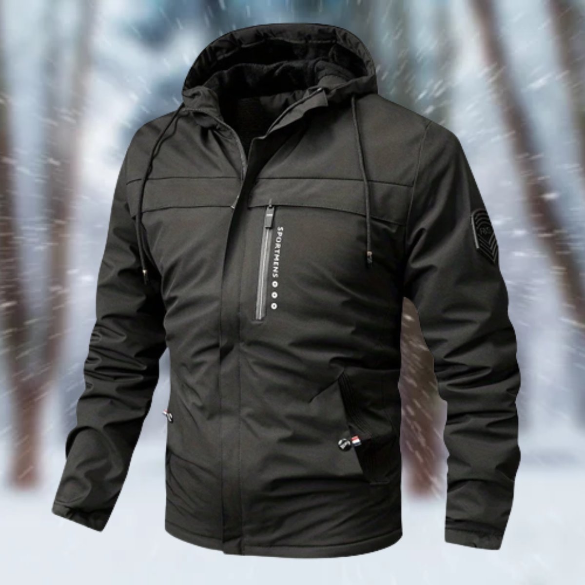 Moritz | Herren Winterjacke wasserdicht gefüttert mit Kapuze