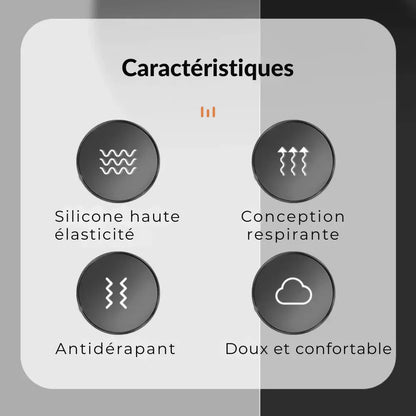 Housse de selle vélo anti - douleur – coussins silicone ergonomiques - Rondor