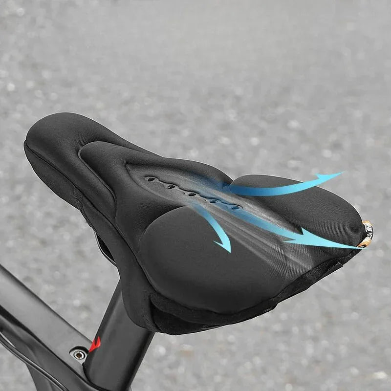 Housse de selle vélo anti - douleur – coussins silicone ergonomiques - Rondor