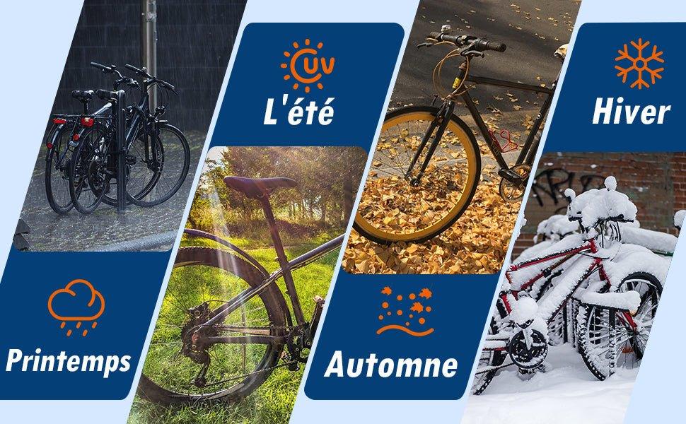 Housse de Vélo Protection - Rangement Extérieur Étanche pour Vélos - 1 ou 2 Vélos - Rondor