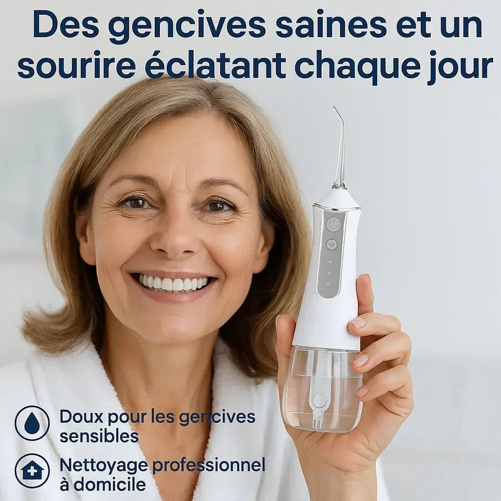 Hydropulseur Jet Dentaire Portable – Nettoyage en Profondeur & Hygiène Optimale | RONDOR - Rondor