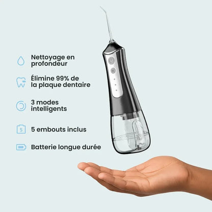 Hydropulseur Jet Dentaire Portable – Nettoyage en Profondeur & Hygiène Optimale | RONDOR - Rondor
