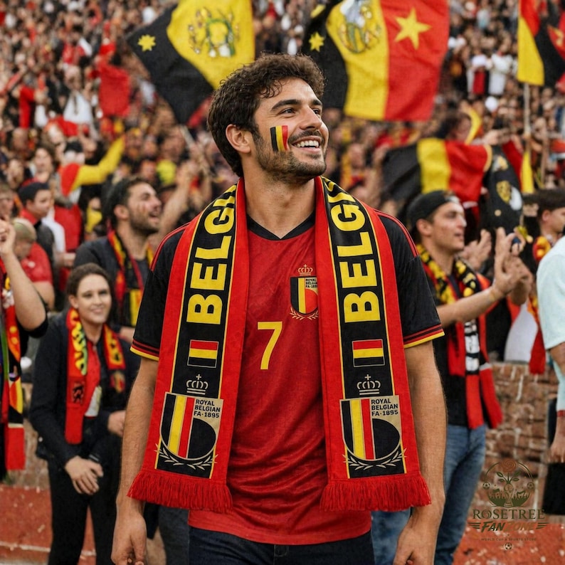 Écharpe de supporter de football, écharpe de supporter de la coupe du monde, écharpe de l'équipe nationale, cadeau de supporter de football, accessoires de supporter de stade