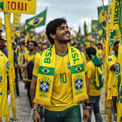 Écharpe de supporter de football, écharpe de supporter de la coupe du monde, écharpe de l'équipe nationale, cadeau de supporter de football, accessoires de supporter de stade