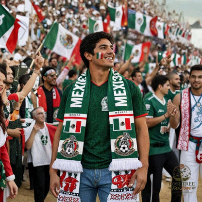 Écharpe de supporter de football, écharpe de supporter de la coupe du monde, écharpe de l'équipe nationale, cadeau de supporter de football, accessoires de supporter de stade