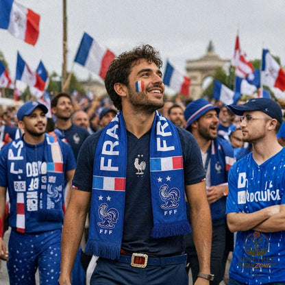 Écharpe de supporter de football, écharpe de supporter de la coupe du monde, écharpe de l'équipe nationale, cadeau de supporter de football, accessoires de supporter de stade