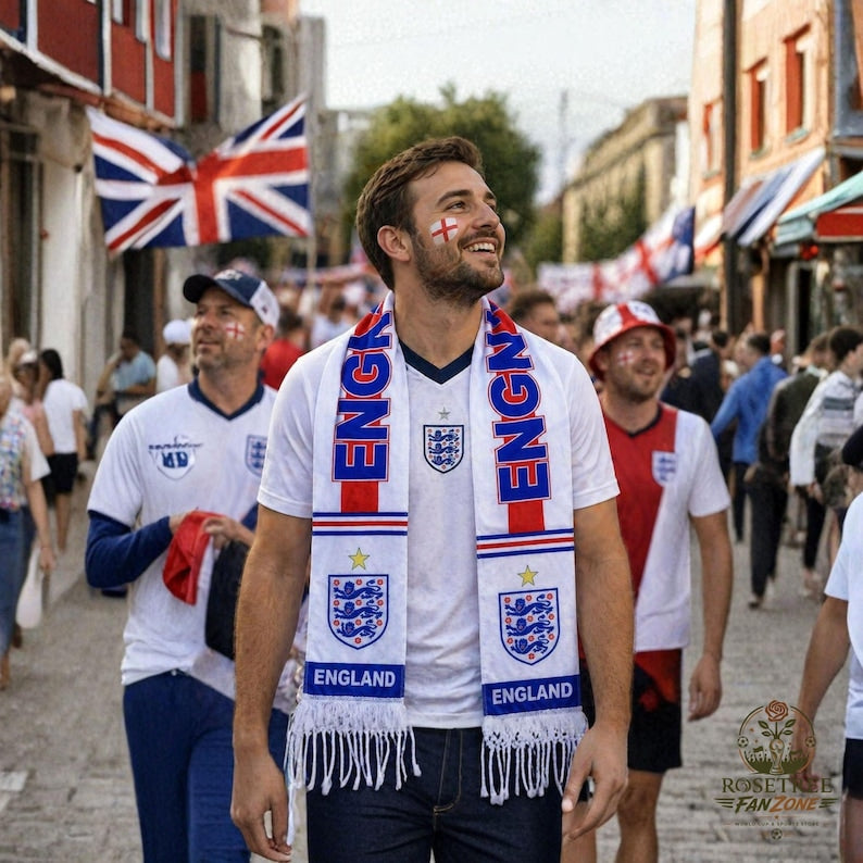 Écharpe de supporter de football, écharpe de supporter de la coupe du monde, écharpe de l'équipe nationale, cadeau de supporter de football, accessoires de supporter de stade