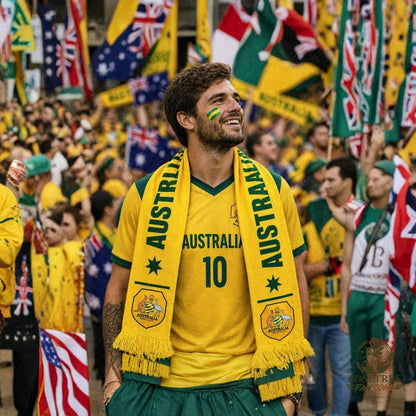 Écharpe de supporter de football, écharpe de supporter de la coupe du monde, écharpe de l'équipe nationale, cadeau de supporter de football, accessoires de supporter de stade