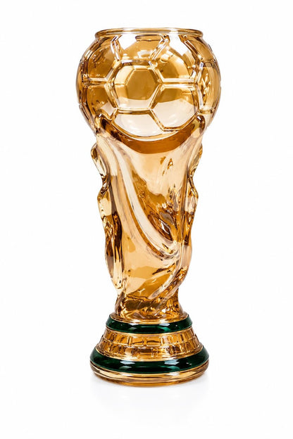 2026 World Cup Football Trophy Beer Glass – Soccer Fan Gift | Match Day Beer Mug | Unique Football Drinkware Gift for Him | Sports Bar Decor