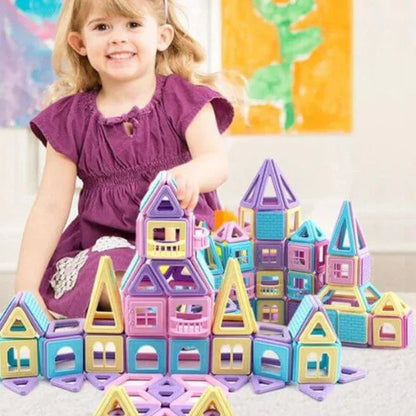 Jeu de construction magnétique - Jeu aimanté ChateauxReves™ - Rondor