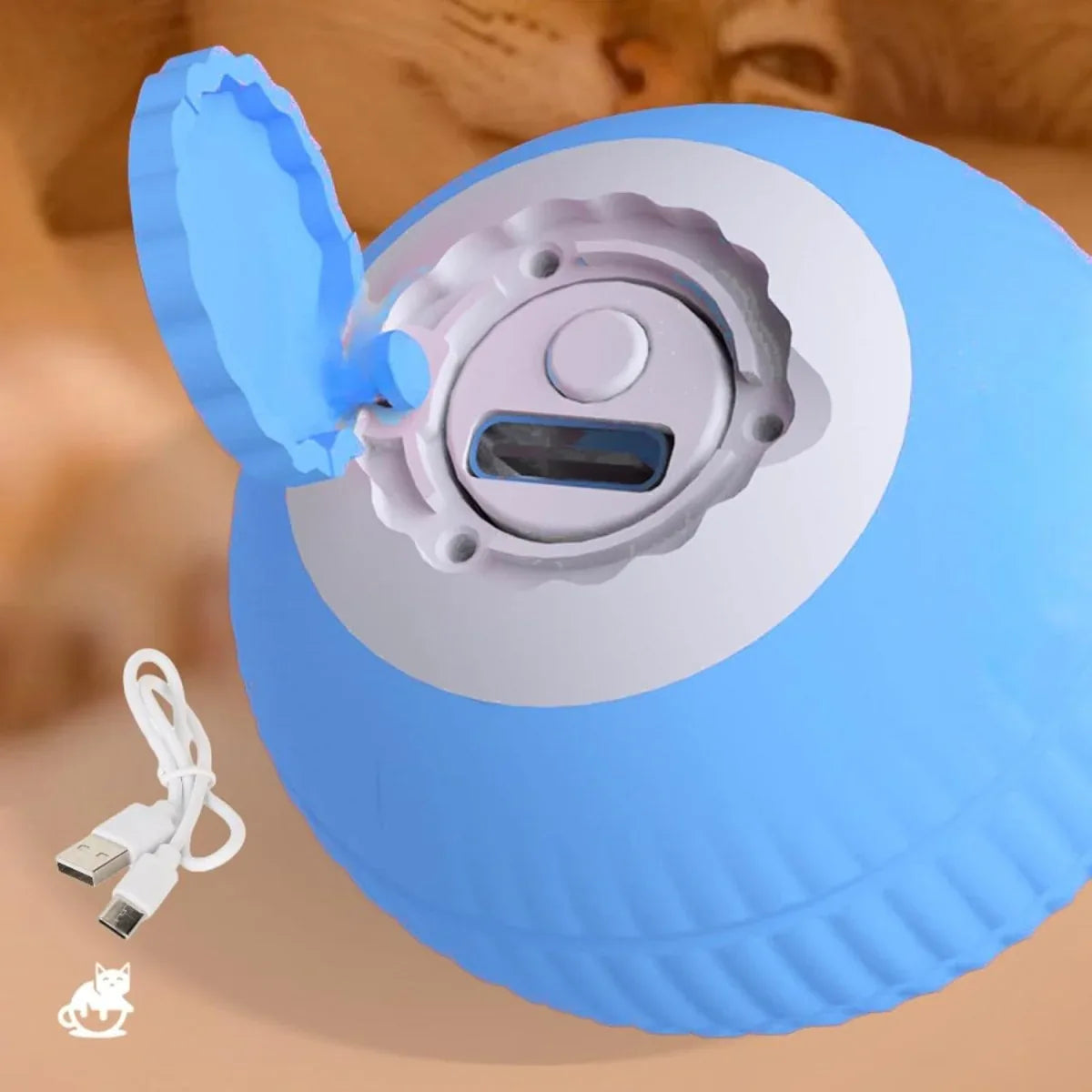 Jouet Interactif Pour Chat - stimulez l'instinct de chasse de votre chat avec le jouet interactif 2 en 1 - Rondor