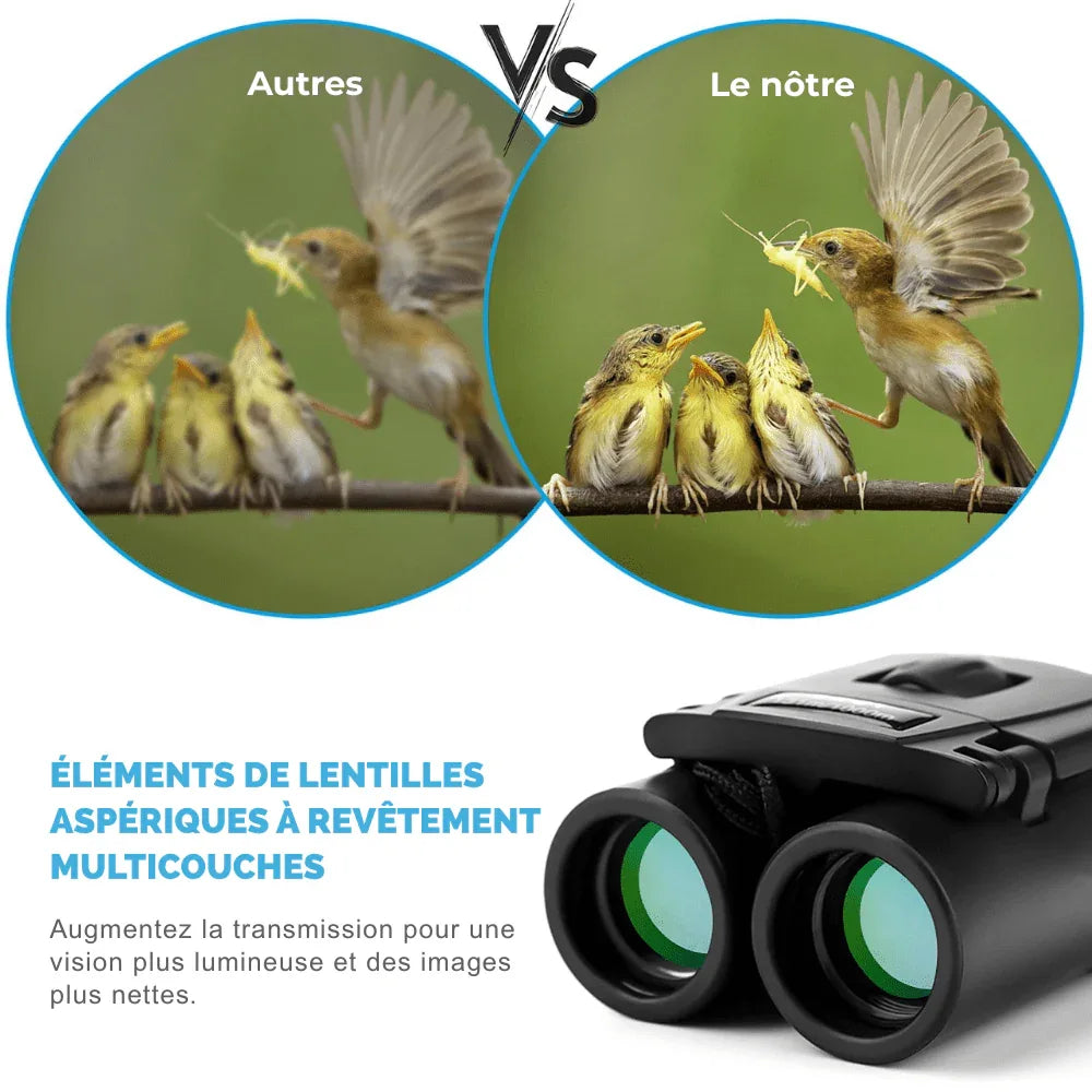 JUMELLES 40X22 PUISSANTES LÉGÈRES - Rondor