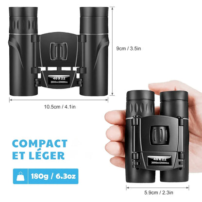 JUMELLES 40X22 PUISSANTES LÉGÈRES - Rondor