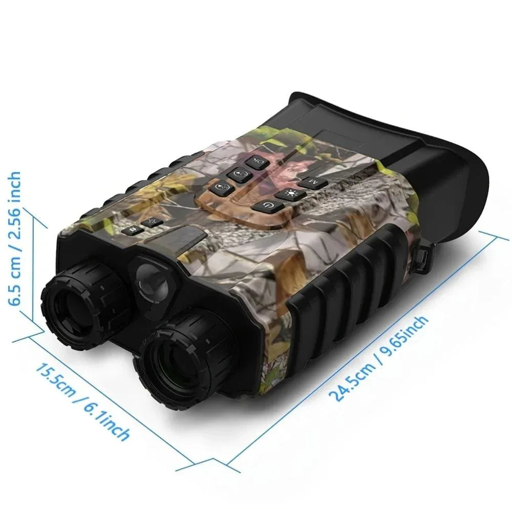 Jumelles Vision Nocturne HD 500m Militaire –Zoom 12x & Batterie Longue Durée - Rondor