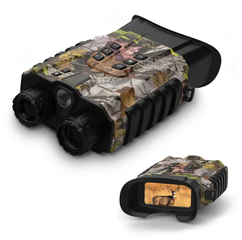 Jumelles Vision Nocturne HD 500m Militaire –Zoom 12x & Batterie Longue Durée - Rondor
