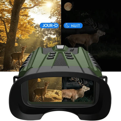 Jumelles Vision Nocturne HD 500m Militaire –Zoom 12x & Batterie Longue Durée - Rondor