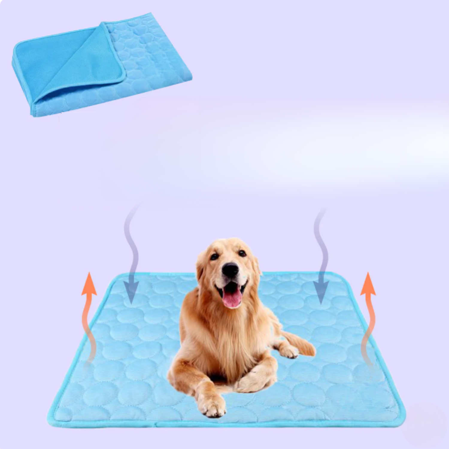 Matelas Rafraîchissant Innovant pour Chiens (4x Puissance de Refroidissement) - ChillComfort