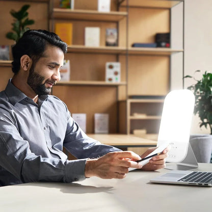 Lampe de luminothérapie : boost hiver, sommeil et énergie naturelle - Rondor