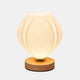 Lampe de table minimaliste en bois à la lueur douce