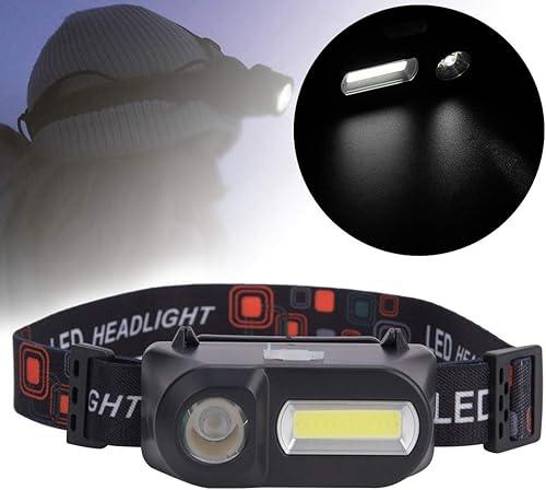 Lampe Frontale LED Ultra Puissante – 2000 Lumens Rechargeable USB - Rondor