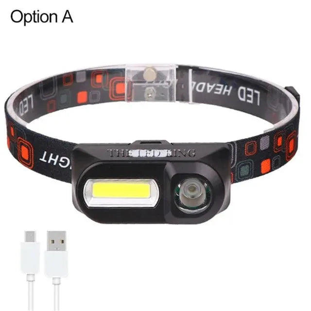 Lampe Frontale LED Ultra Puissante – 2000 Lumens Rechargeable USB - Rondor