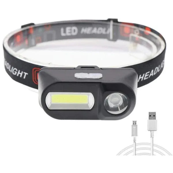 Lampe Frontale LED Ultra Puissante – 2000 Lumens Rechargeable USB - Rondor