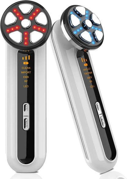 Lifting Visage & Cou 4‑en‑1 – LED, EMS + Vibrations - Rondor