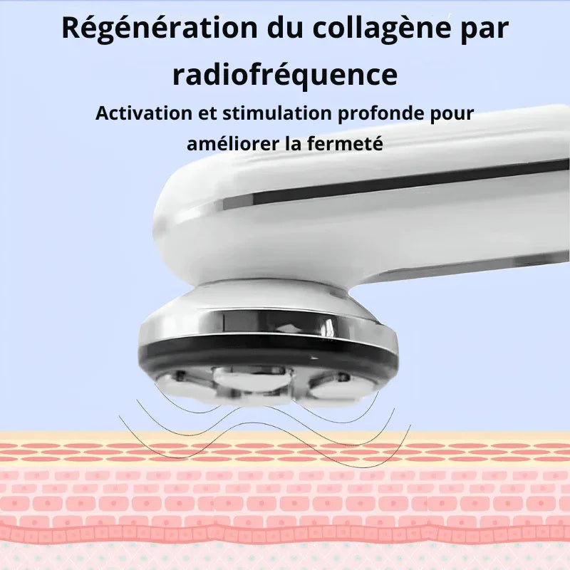 Lifting Visage & Cou 4‑en‑1 – LED, EMS + Vibrations - Rondor