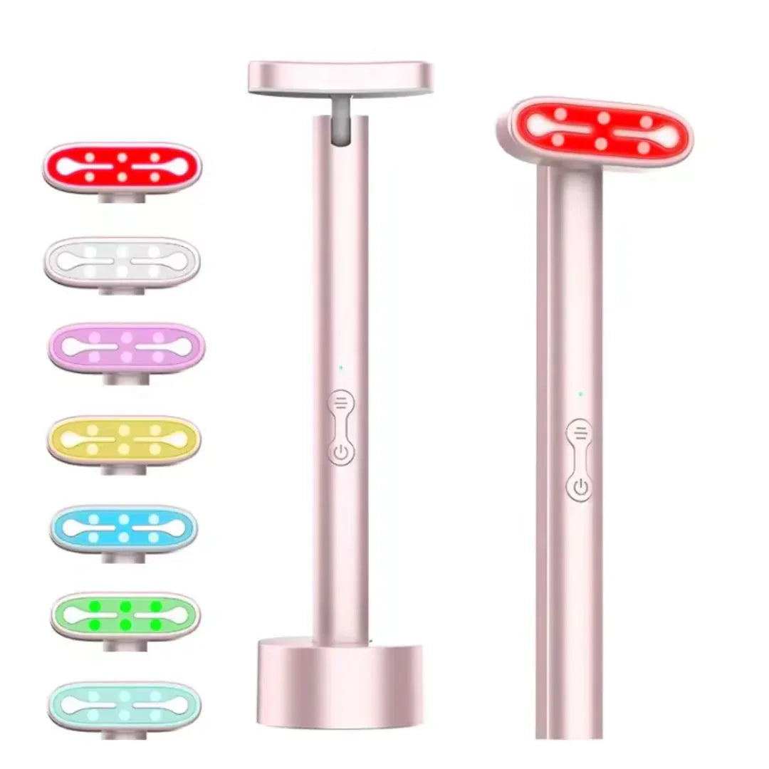 Lisseur Contour Yeux & Visage LED 7 couleurs + Vibration - Rondor