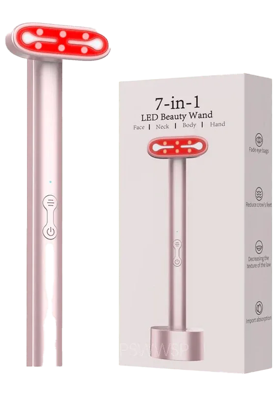 Lisseur Contour Yeux & Visage LED 7 couleurs + Vibration - Rondor
