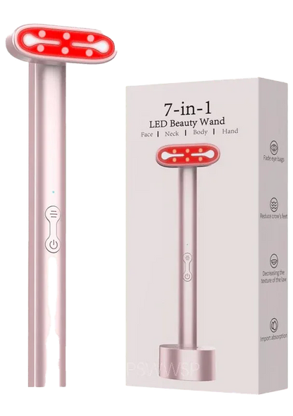 Lisseur Contour Yeux & Visage LED 7 couleurs + Vibration - Rondor