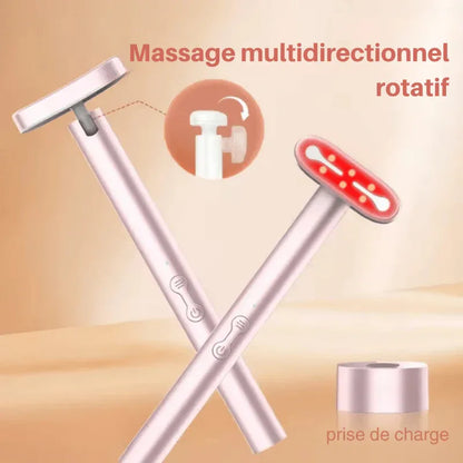 Lisseur Contour Yeux & Visage LED 7 couleurs + Vibration - Rondor
