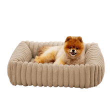 Lit rectangulaire en velours pour chien - Rondor