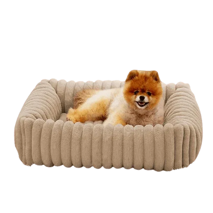 Lit rectangulaire en velours pour chien - Rondor