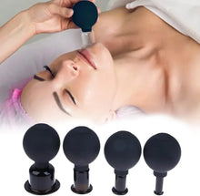 Lot de 4 ventouses anticellulites noires - Rondor
