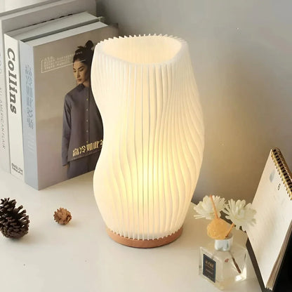 LumiTacto™ – Lampe de Table Dimmable Tactile en Bois Naturel | RONDOR - Rondor