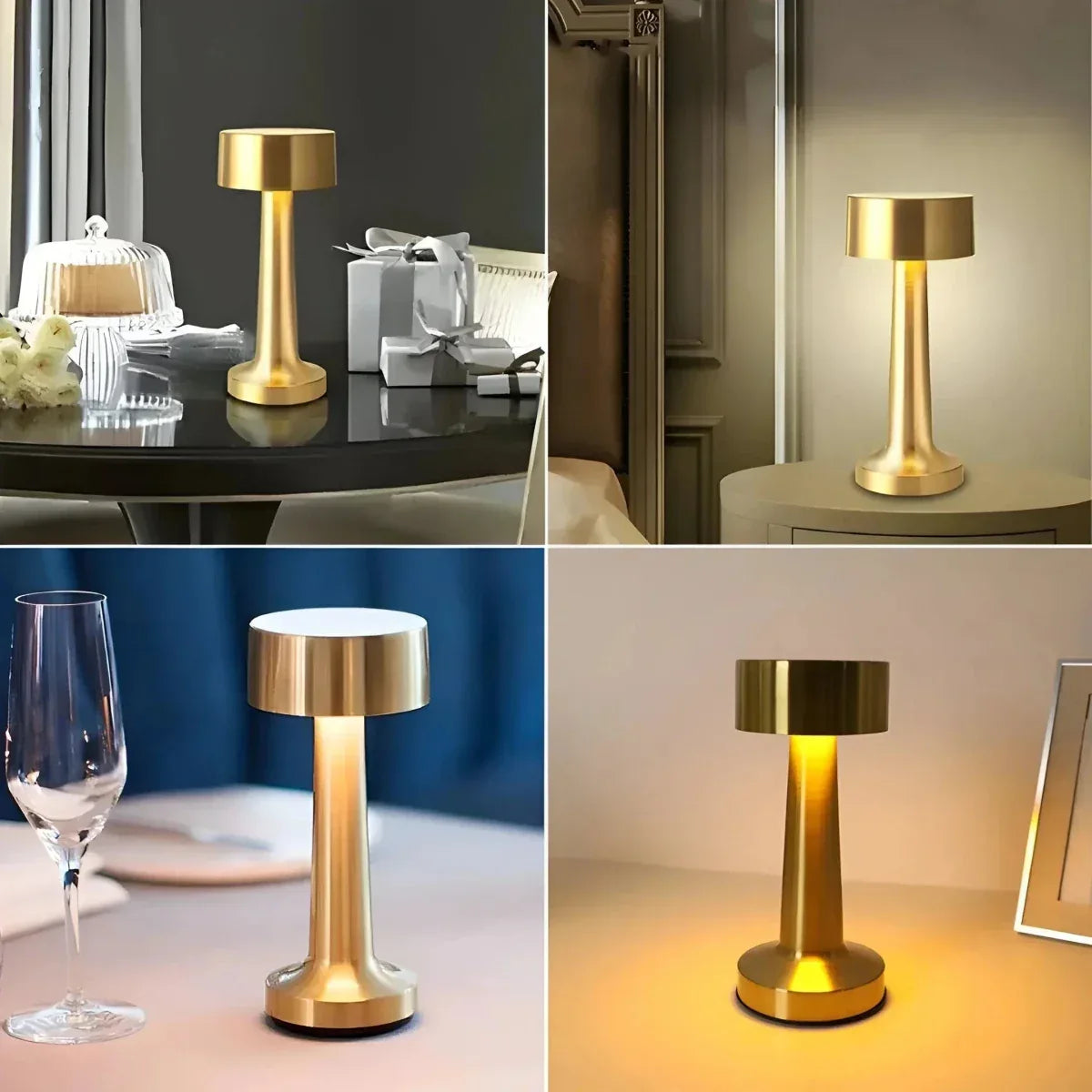 LuxaTouch™ – Lampe de Table Sans Fil Design à Variateur Tactile | RONDOR - Rondor