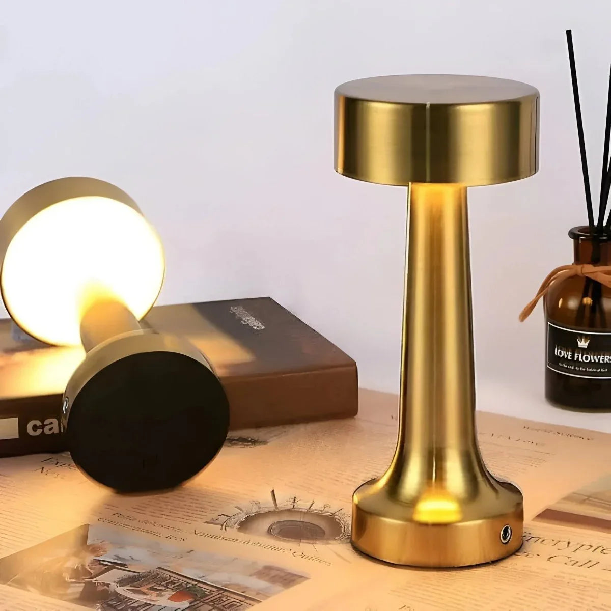 LuxaTouch™ – Lampe de Table Sans Fil Design à Variateur Tactile | RONDOR - Rondor