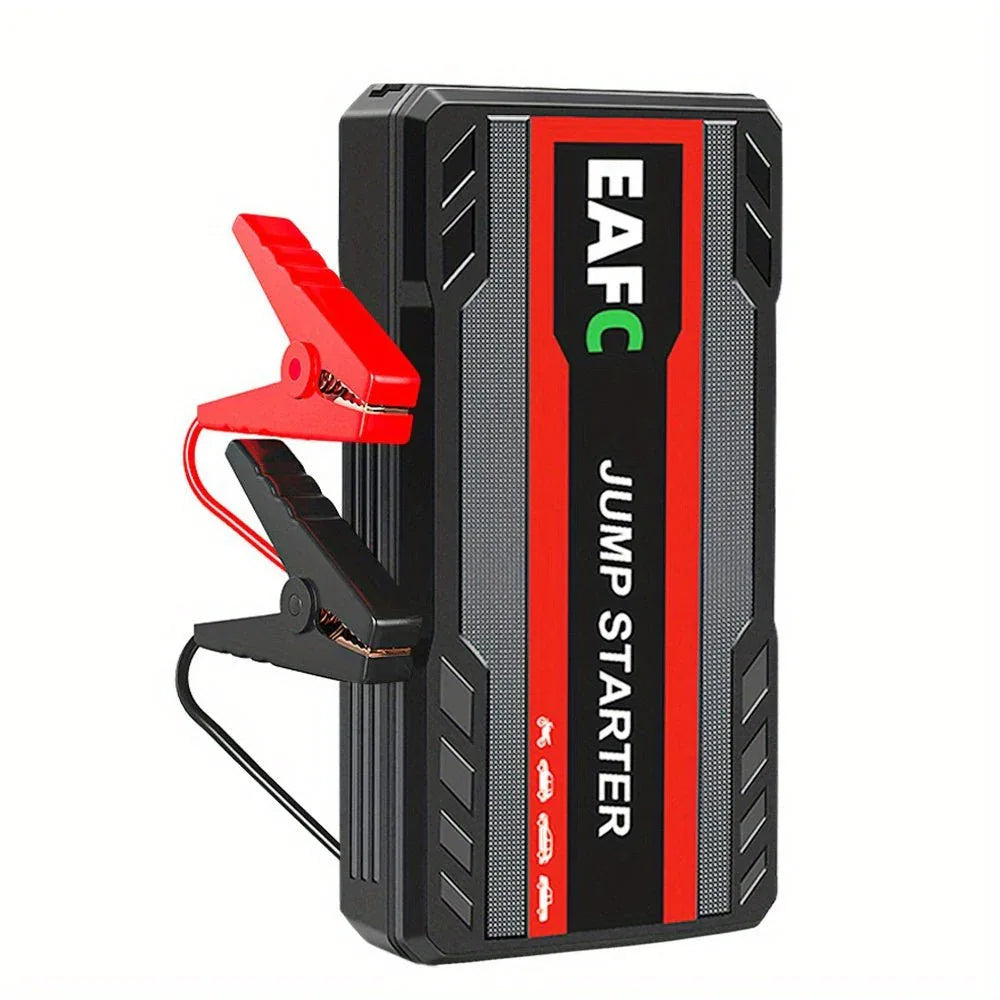 LuxAuto Elite Démarreur de Voiture Portable | Booster d'urgence et chargeur de batterie mobile pour camping - car 12V, idéal pour les voyages - Rondor