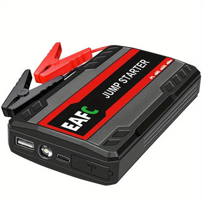 LuxAuto Elite Démarreur de Voiture Portable | Booster d'urgence et chargeur de batterie mobile pour camping - car 12V, idéal pour les voyages - Rondor