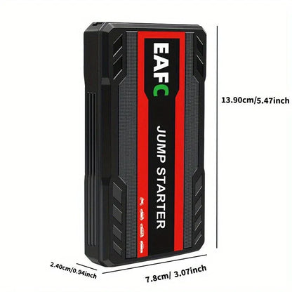 LuxAuto Elite Démarreur de Voiture Portable | Booster d'urgence et chargeur de batterie mobile pour camping - car 12V, idéal pour les voyages - Rondor