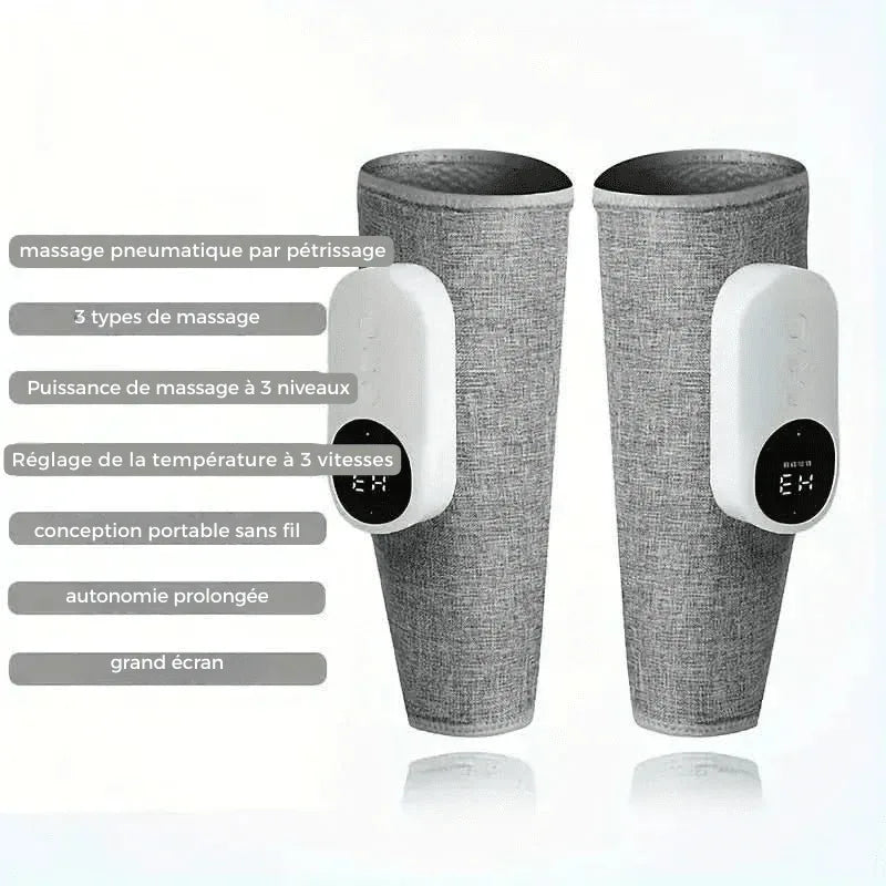 LymphaFlow Pro - appareil de massage pour l'activation lymphatique et la réduction des gonflements - Rondor